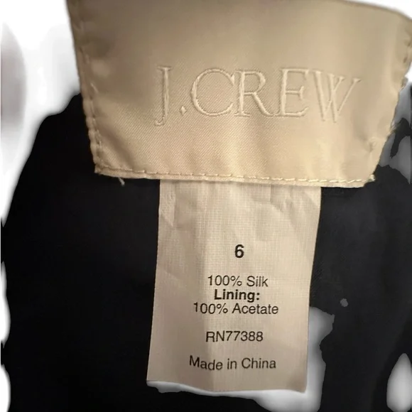 J. CREW 100% Silk Strapless Cocktail Sheath Mini Dress Blue. Size 6… - Picture 6 of 14